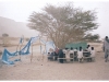 02 - Pupils studying in the open in Asnab as they await the new classrooms promised by FOH, 2007